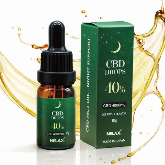 NELAX 40%Oil純度99％以上CBDアイソレート使用